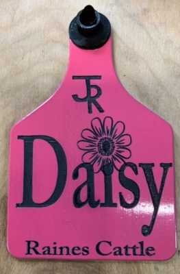 cattle cow ear tags custom personalized "Guaranteed not to fade." - Image 1 of 4