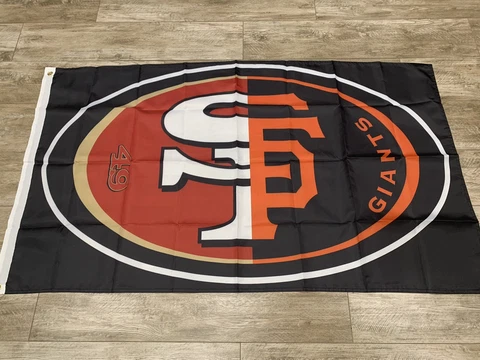 San Francisco 49ers Giants SF CITY Flag 3' x 5' Banner Quest For 6 WS Champs Cover