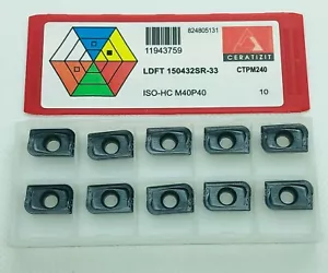 CERATIZIT LDFT150432SR-33 CTPM240 for A241.. und C241... ORIGINAL NEU 10 pcs. - Picture 1 of 3