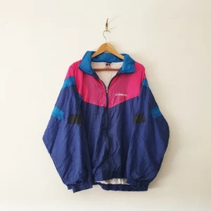 Donnay Vintage 80s 90s mens long sleeve track jacket full zip pockets size XL - Imagen 1 de 9