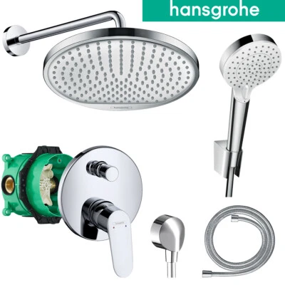 Hansgrohe Duscharmatur Set Focus Unterputz Regendusche Kopfbrause Armatur  Ibox - Bild 1 von 4
