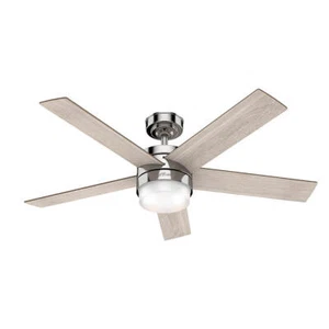 Ceiling Fan with Remote Control Claudette 132 CM Living Room Light - Picture 1 of 4