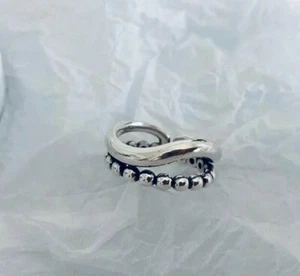 925 Sterling Silver Ring, Adjustable Thumb Ring, Statement Ring, Open Ring, Boho - Picture 1 of 5