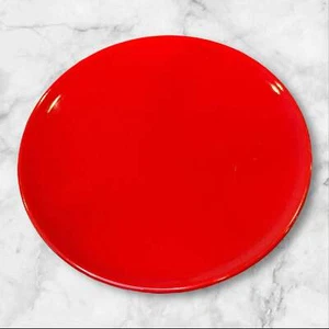 Crate & Barrel Red Stoneware Dinner Plates | Set of 4 | Excellent Condition - Picture 1 of 6