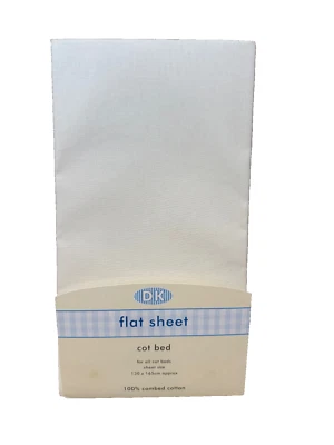 DK GLOVESHEET DK Handschuhe Laken Baumwolle Flach Laken 130 x 165 cm creme