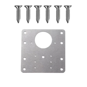 2-8pcs Repair Kitchen Cabinet Door Hinge Fixing Plate Cupboard Unit KIT + Screws - Picture 1 of 10