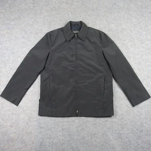 VINTAGE Banana Republic Jacke Herren Medium schwarz Regenmantel Coach Bomber klassisch - Bild 1 von 23