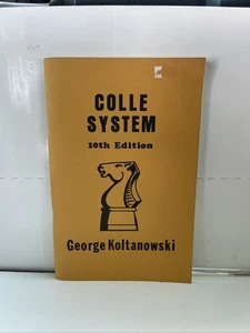 Cole System 10th Edition 1980 By George Koltanowski Chess Book - Picture 1 of 16