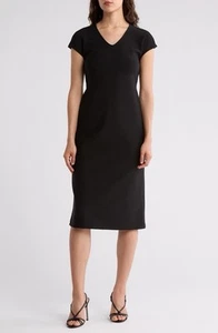 Black Barney’s Sheath Dress Italy Size 34 - Picture 1 of 5