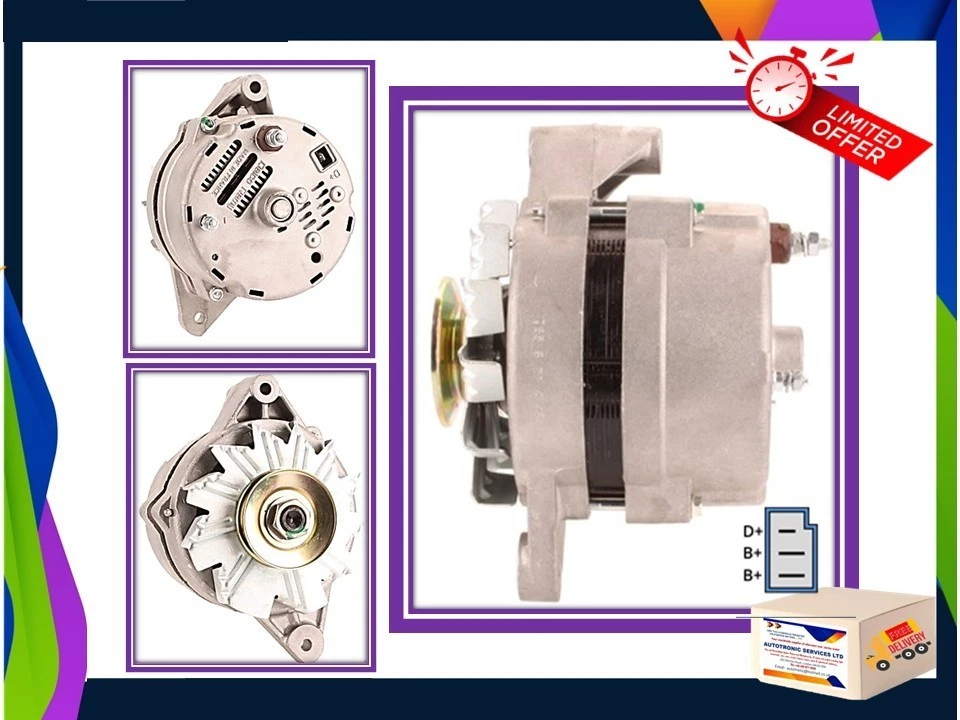 Alternator for VAUXHALL Astra/Belmont, Cavalier, 45AMP, 12V, 1204003 1204012 - Image 1 of 1