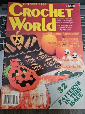 Revista Halloween Crochet World 1984 32 patrones Foto 1 de 4