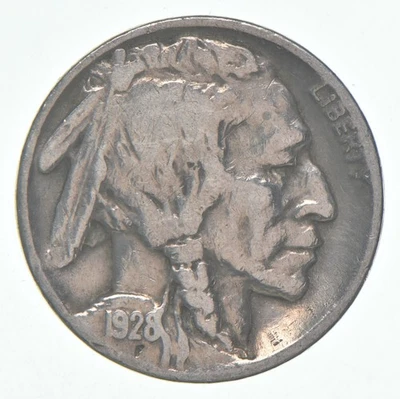 1928-D Indian Head Buffalo Nickel Average Circ *0404 - Image 1 of 4