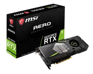 MSI GeForce RTX 2070 AERO 8G GDDR6 Graphics Card (Used, Working) - Picture 1 of 4