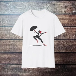 Frogging in the Rain -Trendy Unisex Softstyle T-Shirt Casual Wear, Frog Fan gift - Picture 1 of 21