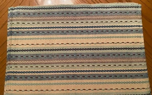 4 nuevos manteles individuales de algodón Bobby Flay 19x14” India, tostado, turquesa, azul, marrón - Imagen 1 de 5