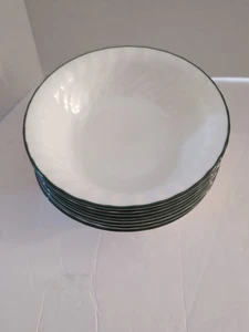 Juego de 8 cuencos de sopa de cereal Corning Corelle Callaway Green Ivy Swirl de 7 1/4" - Imagen 1 de 3