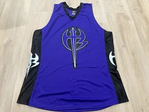 Vintage WWF WWE 2004 Jeff Hardy Boyz Team Xtreme Basketball Moto Jersey Men’s XL - Picture 1 of 9