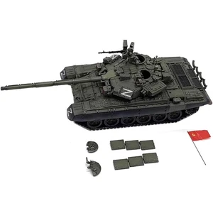 13cm X 5cm Russian Special Military Operations T-90A Main Battle Tank Model Kit - Picture 1 of 20