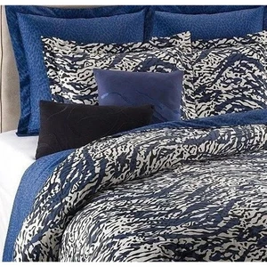 DVF STUDIO Leopard Splash Baumwolle King/Groß Bettbezug 110"x94" Marine Schwarz Weiß - Bild 1 von 5
