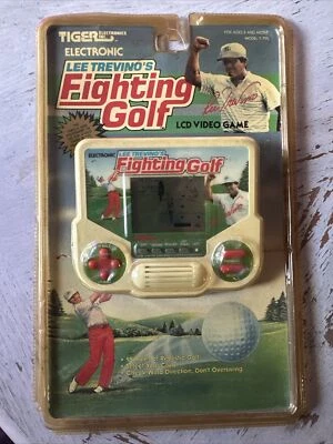 Juego de golf arcade de lucha Lee Trevino's Tiger Electronics de colección SIN ABRIR LCD Foto 1 de 2