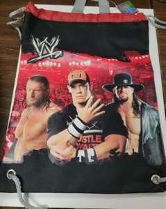 WWE Super Stars John Cena, HHH, Undertaker Cinch Bag Backpack - Picture 1 of 1