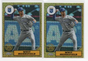 2022 Topps Series 2 Silver Pack Mojo Refractor Whit Merrifield KC Royals - Picture 1 of 1