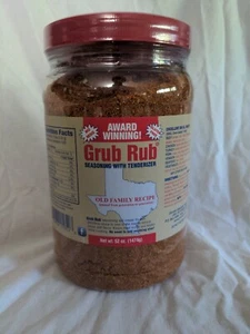 Gordon Specialty Foods Grub Rub Seasoning With Tenderizer 52 Ounce Jug - Picture 1 of 2