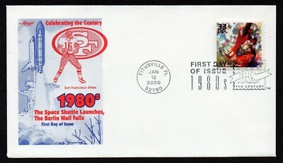 USA, SCOTT # 3190-C, ARTMASTER FDC COVER SAN FRANCISCO 49ers, SUPERBALL LEAGUE - Image 1 of 2