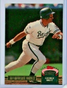 1992 Stadium Club Members Only Scoreboard George Brett - KC Royals - HOF - MINT