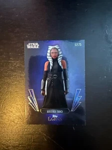 Topps Genesis Disney Ahsoka Tano Blue Foil #19 57/75 - Picture 1 of 2