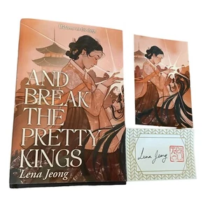 And Break the Pretty Kings Fae Crate 1st Signed Bookplate Hardcover Unread New - Imagen 1 de 7