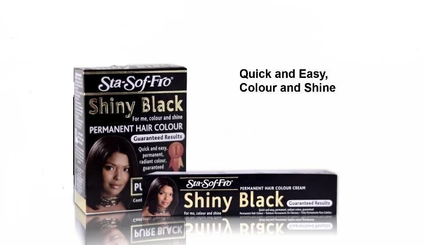 STA-SOF-FRO SAT-SOF-FRO-SHINY BLACK PERMANENTE HAARFARBE - SCHNELLER UK-VERSAND!!!