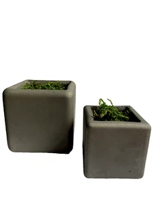 Kawara roofing tile terracotta square 2set Made in Japan set - Picture 1 of 9