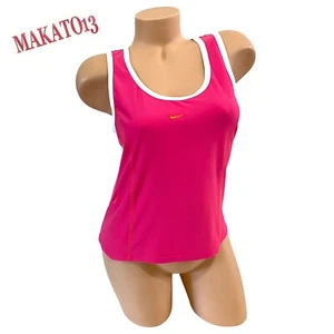Canotta smanicata Nike DriFit donna MEDIA allenamento atletico palestra rosa usata in ottime condizioni - Foto 1 di 7
