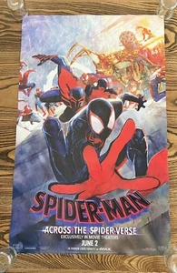 3 - 2023 SPIDER-MAN ACROSS THE SPIDER-VERSE EXCLUSIVE AMC MOVIE POSTERS - Picture 1 of 3