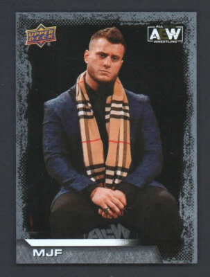 2022 Upper Deck AEW All Elite Wrestling Silver Foil Achievement #3 MJF - Image 1 of 2