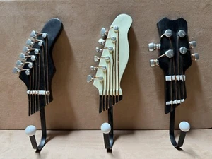 Vintage Guitar Shaped Decorative Hooks Rack Hangers for Hanging Clothes Coats... - Picture 1 of 3