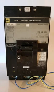 Square D #LHL36400 Leitungsschutzschalter mit Zusatzschalter 400 Ampere 3-polig 600 Vac - Bild 1 von 6
