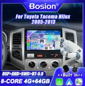 Estéreo de coche para Toyota Tacoma Hilux 2005-2013 Android 14 CarPlay GPS DSP 4GB+64GB - Imagen 1 de 18