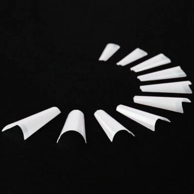 500pcs False Coffin Nails Ballerina Fake Nails Flat Shape Nail Art Tips Acrylic - Image 1 of 4