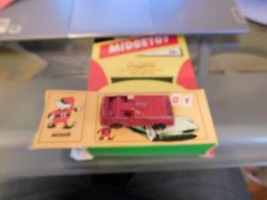 DIECAST TOY FIRE TRUCK - CIRCA 1950's - ANTIQUE VINTAGE - MIDGETOY - 2 7/8" NIB - Picture 1 of 4