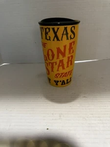 NEW Starbucks TEXAS TEJAS Lonestar State 12oz. Ceramic Travel Tumbler Mug W/ Lid - Picture 1 of 6