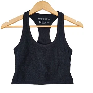 Beyond Yoga X Peloton Women's Sports Bra Crop Racerback Cut Out Black S - Picture 1 of 7