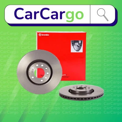 Par de discos de freno delanteros ventilados Brembo para Saab 9-5 3,0 V6t 1998-2005 308 mm Foto 1 de 4