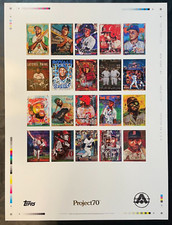 Topps Project 70 Andrew Thiele Gold Stamped Limited Edition 18" X 24" Poster