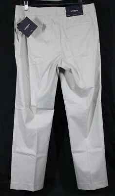 LIZ CLAIBORNE'S LADIES POP LIZ FASHION JACKIE LT GRAY PANTS SIZE 14P NEW W/ TAGS - Image 1 of 4
