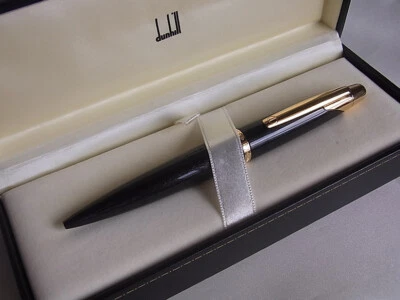 Caneta esferográfica Dunhill AD2000 preta metálica GT - Imagem 1 de 4