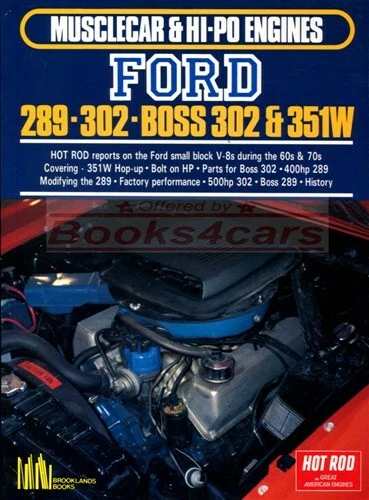 LIBRO MOTOR FORD V8 BLOQUE PEQUEÑO 289 302 351 HOT ROD Foto 1 de 1