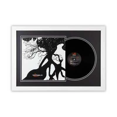 SOOBSOO Schallplatten Bilderrahmen -LP-Cover und Vinyl -in Schwarz-Weiß-3