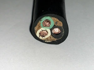 5 FT 10/3 SJOOW SJ SJO SJOW BLACK RUBBER CORD EXTENSION WIRE/CABLE - Picture 1 of 2